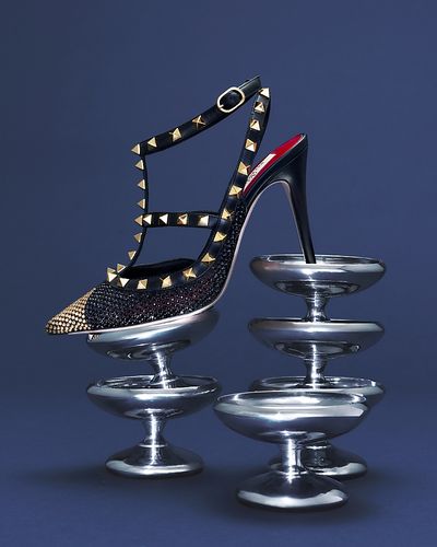 Valentino Garavani Valentino Garavani Women's Rockstud Studded Leather Stiletto Pumps