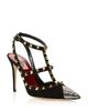 Valentino Garavani Valentino Garavani Women's Rockstud Studded Leather Stiletto Pumps - 2