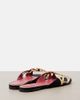Valentino Garavani Valentino Garavani Wonderweb VLogo metallic leather slides - 3