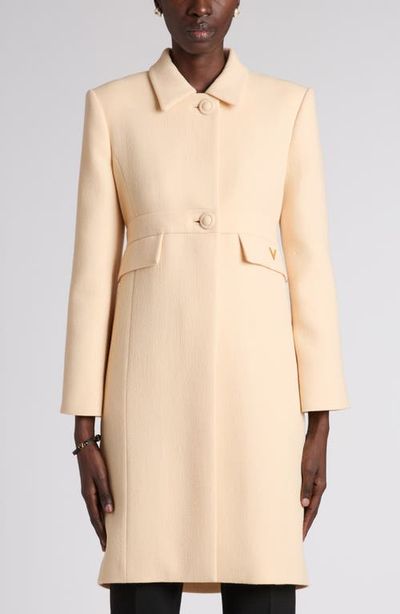 Valentino Garavani Valentino Garavani Wool Crepe Coat