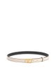 Valentino Garavani Valentino H.20 Women's White Leather Belt - 1