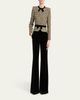 Valentino Garavani Velvet Wide-Leg Pants - 2