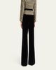 Valentino Garavani Velvet Wide-Leg Pants - 3