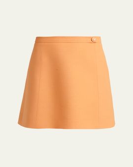 Valentino Garavani Virgin Wool Mini Skirt