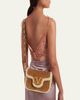 Valentino Garavani VLogo Shearling & Suede Top-Handle Bag - 2