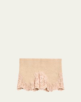 Valentino Garavani VLogo Signature Cashmere & Lace Headband