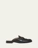 Valentino Garavani VLogo Signature Leather Loafer Mules - 1