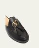 Valentino Garavani VLogo Signature Leather Loafer Mules - 3