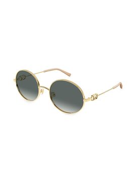 Valentino Garavani Women's 20MM VLogo Round Sunglasses