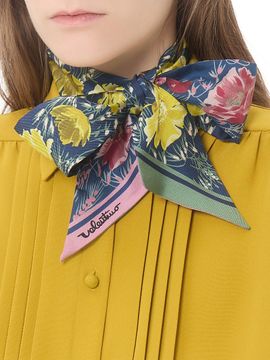 Valentino Garavani Women's Apres L'hiver Poppies Bandeau Scarf in Silk