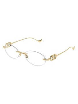 Valentino Garavani Women's Bejewelled 53MM Oval Glasses