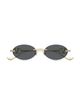 Valentino Garavani Women's Bejewelled 53MM Oval Sunglasses - 2