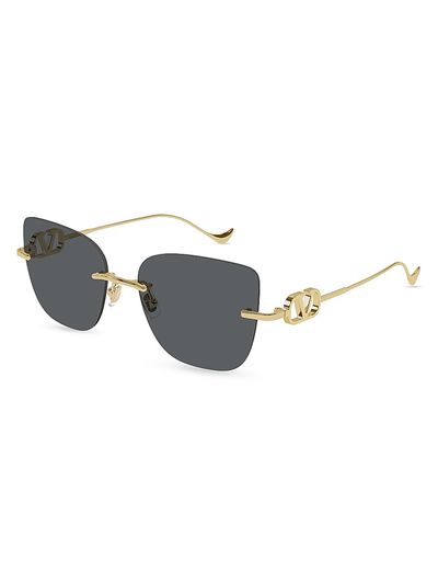 Valentino Garavani Women's Bejewelled 54MM Cat-Eye Sunglasses