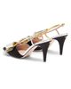 Valentino Garavani Bowow Slingback 85MM Pumps in Moirè Fabric - 3