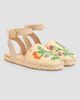 Valentino Garavani Women's Bribri Raffia Sandals with Floral Embroidery - 2