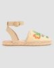 Valentino Garavani Women's Bribri Raffia Sandals with Floral Embroidery - 5