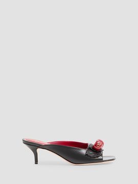 Valentino Garavani Women's Cherryfic Kidskin Slide 55MM Sandals