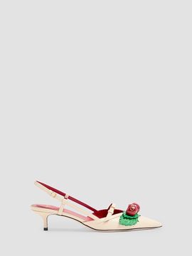 Valentino Garavani Women's Cherryfic Slingback 45MM Pumps