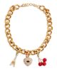 Valentino Garavani Women's Chez Valentino Necklace in Metal, Enamel and Swarovski Crystals - 1
