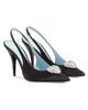 Valentino Garavani Women's Coeur Royal 100MM Satin Slingback Pumps - 2