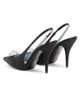 Valentino Garavani Women's Coeur Royal 100MM Satin Slingback Pumps - 3