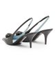 Valentino Garavani Women's Coeur Royal 75MM Slingback Pumps in Kidskin - 3