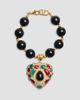 Valentino Garavani Women's Coeur Royal Bracelet in Metal, Resin, Enamel and Swarovski Crystals - 4