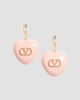 Valentino Garavani Women's Coeur Royal Metal and Enamel Earrings - 1