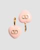 Valentino Garavani Women's Coeur Royal Metal and Enamel Earrings - 3