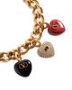 Valentino Garavani Women's Coeur Royal Necklace in Metal, Enamel and Swarovski Crystals - 3
