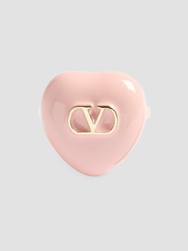 Valentino Garavani Women's Coeur Royal Ring in Metal and Enamel