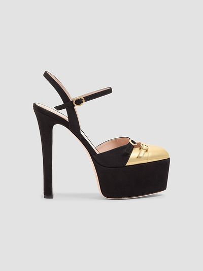 Valentino Garavani Women's Crasher Platform 145MM Pumps in Suede