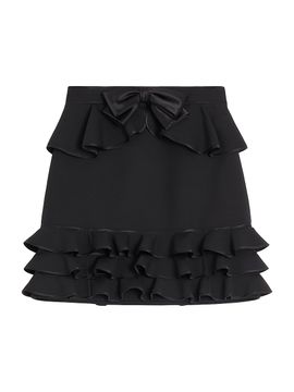 Valentino Garavani Women's Crepe Couture Short Skirt