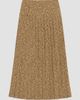 Valentino Garavani Women's Crepe De Chine Skirt with Fauve Eclat Micromacula Print - 7