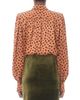 Valentino Garavani Women's Crepe Satin Shirt with Plus De Pois Dalmata Print - 4