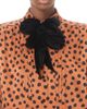 Valentino Garavani Women's Crepe Satin Shirt with Plus De Pois Dalmata Print - 5