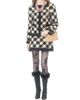 Valentino Garavani Women's Damier Tweed Skirt - 6