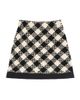 Valentino Garavani Women's Damier Tweed Skirt - 7
