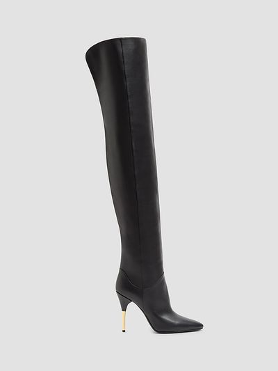 Valentino Garavani Women's Deboot 105MM Over-The-Knee Calfskin Boots