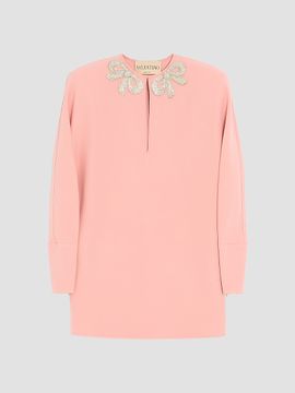 Valentino Garavani Women's Embroidered Cady Couture Short Dress