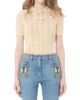 Valentino Garavani Women's Embroidered Cotton Knit Polo Shirt - 2