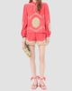Valentino Garavani Women's Embroidered Couture Linen Shorts - 2