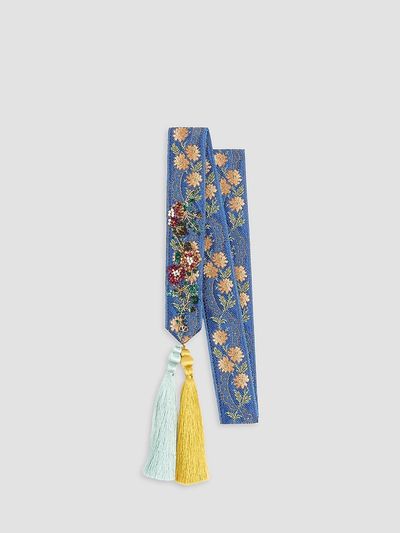 Valentino Garavani Women's Embroidered Viscose Bandeau Scarf