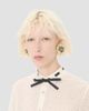 Valentino Garavani Women's Fleur Lumineuse Earring in Metal, Enamel and Fabric - 2