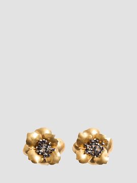 Valentino Garavani Women's Fleur Lumineuse Metal Earrings