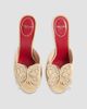 Valentino Garavani Women's Flutterby 150MM Kidskin Slide Sandals with Butterfly Detail - 4
