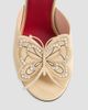 Valentino Garavani Women's Flutterby 150MM Kidskin Slide Sandals with Butterfly Detail - 5