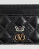 Valentino Garavani Women's Flutterby Cardholder in Shiny Nappa Leather - 4
