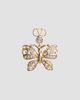 Valentino Garavani Women's Flutterby Earrings in Metal and Swarovski Crystals - 3