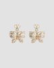 Valentino Garavani Women's Flutterby Earrings in Metal and Swarovski Crystals - 6